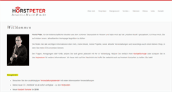 Desktop Screenshot of horstpeter.info