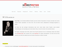 Tablet Screenshot of horstpeter.info